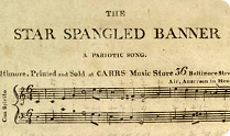 Sheet music for The Star-Spangled Banner