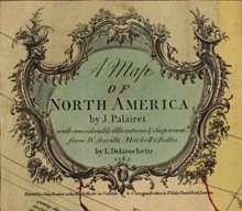 Map of North America, 1765