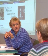 Teachers in training using the Toolbox Library