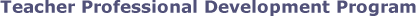Teacher Professional Development Program