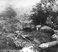 Little Round Top, Gettysburg battlefield, 1863