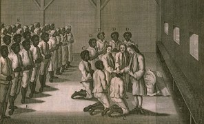 Slaves baptized in a Moravian congregation