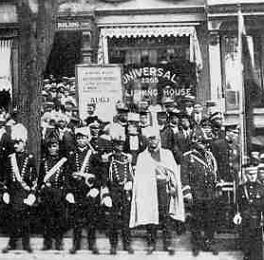 Marcus Garvey with UNIA leaders, 1922 UNIA convention