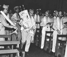 Shabbat services for Jewish airmen, 1944