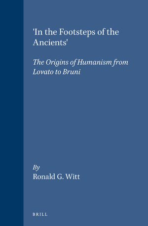 Humanism; Latin Literature; Middle Ages; Italian Renaissance; Intellectual History; Lovato Lovati; Leonardo Bruni; Francesco Petrarca