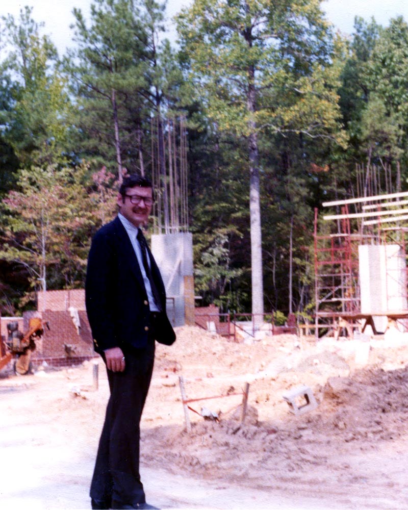 Steven Marcus at NHC construction site