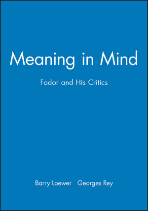 Philosophers; Philosophy of Mind; Cognitive Science; Jerry A. Fodor