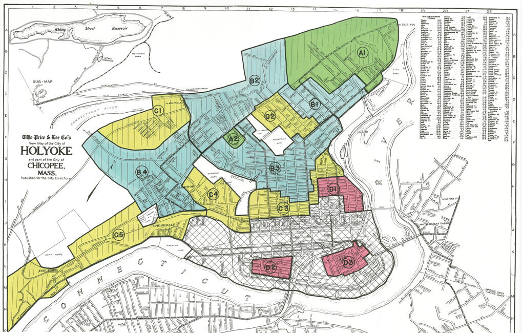 map of Holyoke