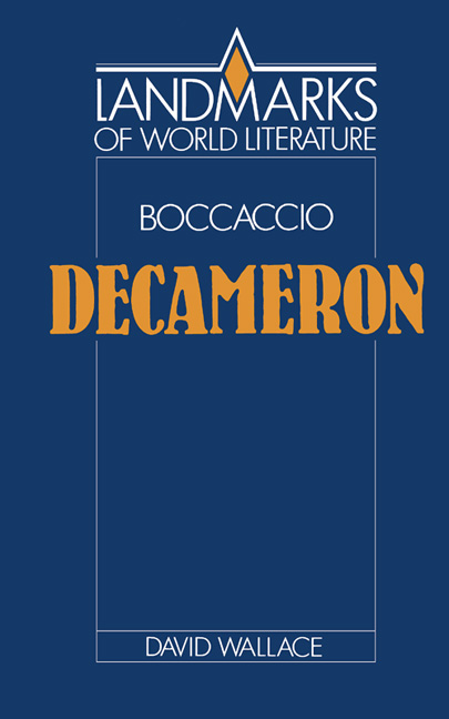 The Black Death; Italian Literature; Fourteenth-Century; The Decameron; Giovanni Boccaccio